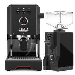 Gaggia Classic UP Sort Espressomaskine Inkl. Eureka Mignon Specialita Sort Espressokværn