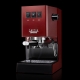 Gaggia Classic E24 Rød Espressomaskine Inkl. Eureka Mignon Zero 65 Speedy Mat Sort Espressokværn
