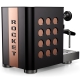 Rocket Appartamento TCA Sort/Kobber Espressomaskine Inkl. Eureka Mignon Zero 65 Speedy Mat Sort Espressokværn