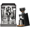 Rocket Appartamento TCA Sort/Kobber Espressomaskine Inkl. Eureka Mignon Zero 65 Speedy Mat Sort Espressokværn