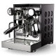 Rocket Appartamento TCA Sort/Sort Espressomaskine Inkl. Eureka Mignon Zero 65 Speedy Mat Sort Espressokværn