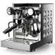 Rocket Appartamento TCA Stål/hvid Espressomaskine Inkl. Eureka Mignon Zero 65 Speedy Hvid Espressokværn