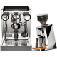 Rocket Appartamento TCA Stål/kobber Espressomaskine Inkl. Eureka Mignon Zero 65 Speedy Chrome Espressokværn