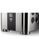 Rocket Appartamento TCA Stål/sort Espressomaskine Inkl. Eureka Mignon Zero 65 Speedy Mat Sort Espressokværn