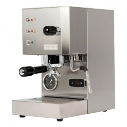 Profitec GO Brushed Espressomaskine - Exclusive Line Inkl. Eureka Mignon Zero 65 Speedy Mat Sort Espressokværn