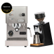 Profitec GO Brushed Espressomaskine - Exclusive Line Inkl. Eureka Mignon Zero 65 Speedy Mat Sort Espressokværn