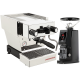 La Marzocco Linea Micra Stål Espressomaskine Inkl. Eureka Atom W 65 Casa Mat Sort Espressokværn