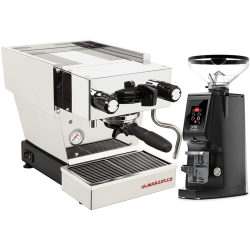 La Marzocco Linea Micra Stål Espressomaskine Inkl. Eureka Atom W 65 Casa Mat Sort Espressokværn
