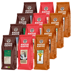 Rigtig Kaffe Mixpakke 5,2kg Hele kaffebønner