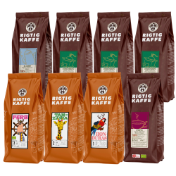 Rigtig Kaffe Økologisk Mixpakke 3,3kg
