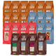 Rigtig Kaffe Mixpakke 18 varianter Hele kaffebønner