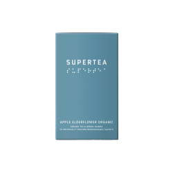 Supertea Apple Elderflower Økologisk Tebreve 20 stk