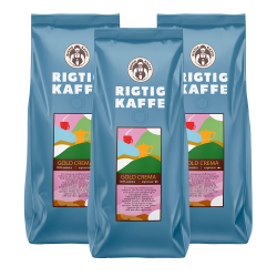 Rigtig Kaffe Gold Crema 3kg Hele kaffebønner