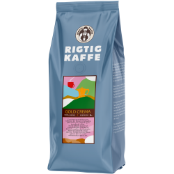 Rigtig Kaffe Gold Crema 24x1kg Hele kaffebønner