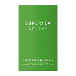 Supertea Matcha Mandarin Økologisk Tebreve 20 stk