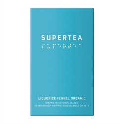 Supertea Liquorice Fennel Cinnamon Økologisk Tebreve 20 stk