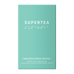 Supertea Cinnamon Ginger Økologisk Tebreve 20 stk