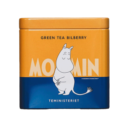 Moomin Green Tea Bilberry - Løs grøn te 100 g