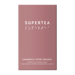 Supertea Chamomile Thyme Økologisk Tebreve 20 stk