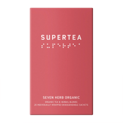 Supertea Seven Herb Økologiske Tebreve 20 stk.