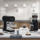 Smeg ECF02BLEU Espressomaskine Sort Inkl. Smeg CGF11BLEU Kaffekværn Sort