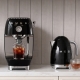 Smeg ECF03BLEU Manuel Espressomaskine Sort