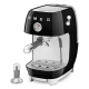 Smeg ECF03BLEU Manuel Espressomaskine Sort