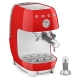 Smeg ECF03RDEU Manuel Espressomaskine Rød