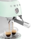 Smeg ECF03PGEU Manuel Espressomaskine Pastelgrøn