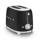 Smeg TSF01BLMEU Brødrister Mat Sort