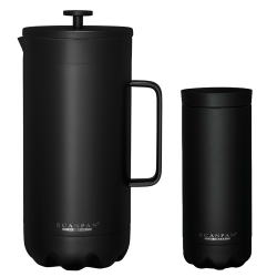 Scanpan Termo 8 Kop.  Stempelkande Black Inkl. Scanpan Termokrus 0,28 L Black