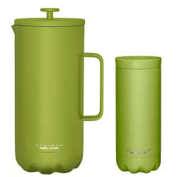 Scanpan Termo 8 Kop. Stempelkande Dark Lemon & Scanpan Termokrus 0,28 L Dark Lemon