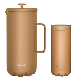 Scanpan Termo 1 L Stempelkande Tannin & Scanpan Termokrus 0,28 L Tannin