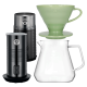 Filterbryg Sæt Inkl. Timemore Server 600ml, Hario Dripper Smokey Grøn, House of Barista Elektisk Mælkeskummer & Kaffemølle