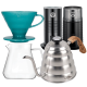 Filterbryg Sæt Inkl. Timemore Server, Hario Dripper Turkis, IKAPE Kedel, House of Barista Mælkeskummer & Kaffemølle