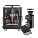 Profitec Drive Espressomaskine Sort m. Trædetaljer Inkl. Mahlkönig E64 WS Espressokværn & Profitec Knockbox