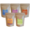 Smagskaffe Mixpakke 5x225g Hele kaffebønner
