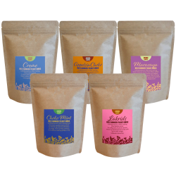 Smagskaffe Mixpakke 5x225g Hele kaffebønner