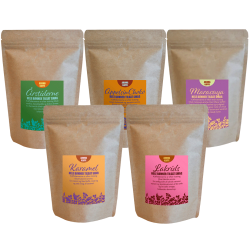 Smagskaffe Mixpakke 5x225g Hele kaffebønner