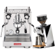 La Pavoni New Cellini Classic LPSCCS01EU Espressomaskine Inkl. Eureka Mignon Zero 65 Speedy Chrome Espressokværn