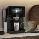 Siemens TQ925EZ5 EQ900 Plus Espressomaskine Inkl. AutoCalc'n Clean