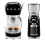 Smeg ECF02BLEU Espressomaskine Sort Inkl. Smeg CGF03BLEU Kaffekv&aelig;rn Sort
