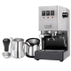 Gaggia Classic E24 Stål Espressomaskine Inkl. Baristaudstyr