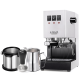 Gaggia Classic E24 Hvid Espressomaskine Inkl. Baristaudstyr