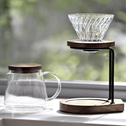 Hario Drip Stand Set Valnøddetræ