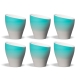 Club House Volcano Espressokop Light Blue 9 cl 6 Stk