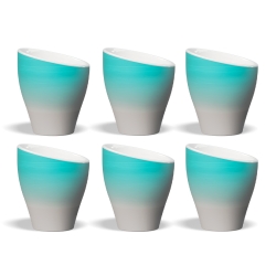 Club House Volcano Espressokop Light Blue 9 cl 6 Stk