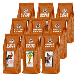 Rigtig Kaffe Verdens Kaffe - 9x400g