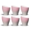 Club House Volcano Espressokop Pink 9 cl 6 Stk