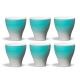 Club House Volcano Double Espressokop Light Blue 12,5 cl 6 Stk